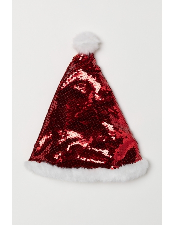 Шапка Санта Клауса H&M One Size, червоний (31610)