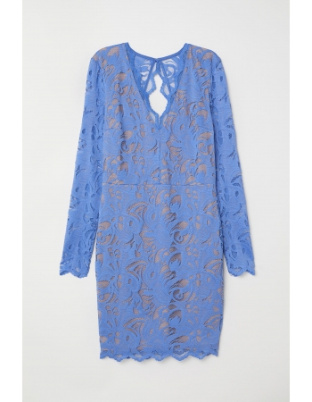Платье H&M 38, синий (63847)