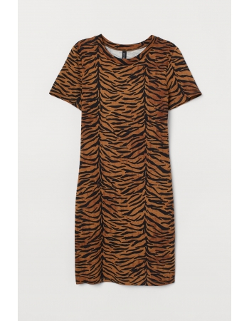 Платье H&M 32, леопардовый (63828)