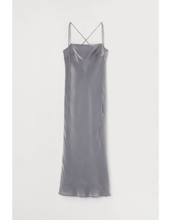 Платье H&M 34, серебристый (56259)