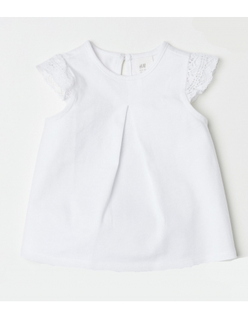Блуза H&M 86см, белый (24262)