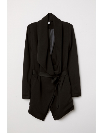 Пальто H&M 36, чорний (44968)