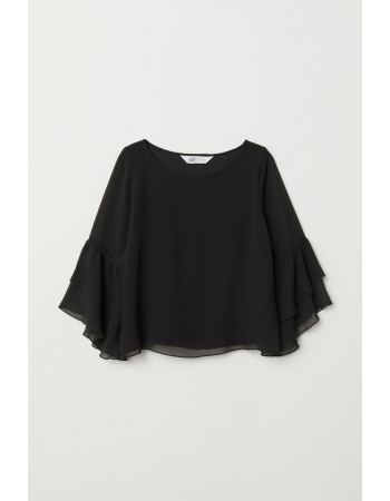 Блуза H&M 158см, черный (39899)