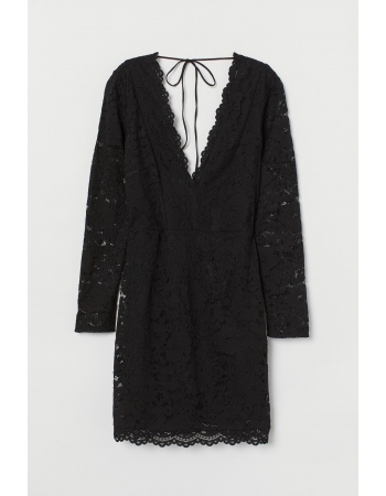 Платье H&M 46, черный (48205)