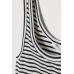 Сарафан для вагітних H&M XL, біло чорний смужка (58617)