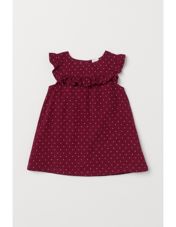 Сукня H&M 80см, бордовий горох (43984)