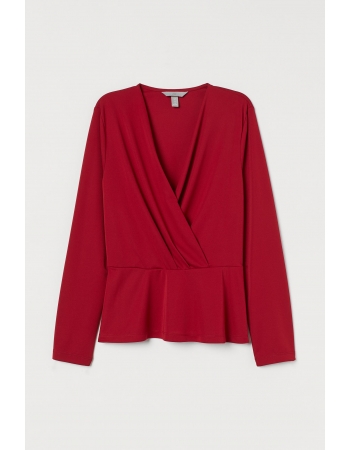 Блуза H&M S, червоний (46888)