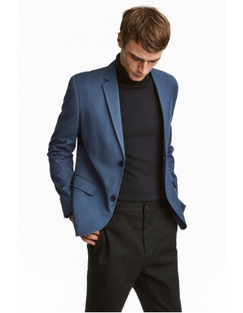 Пиджак H&M 44, синий (36515)