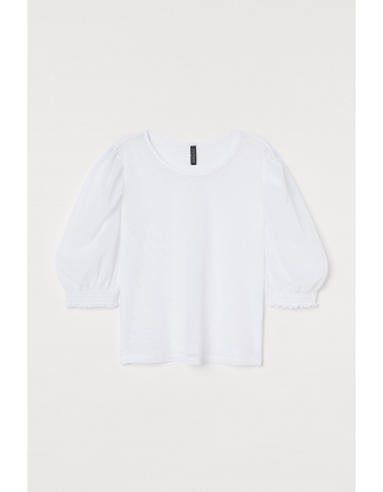 Блуза H&M L, белый (53363)