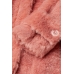 Полушубок H&M XS, светло розовый (68741)