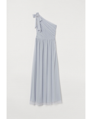 Платье H&M 38, серо голубой (58515)