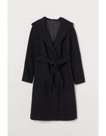 Пальто H&M S, чорний (59819)