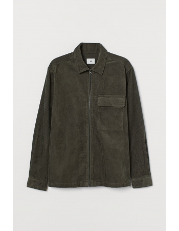 Куртка H&M L, темно зелений (59860)