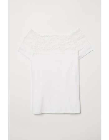 Блуза H&M M, белый (41969)