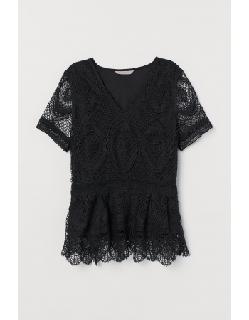 Блуза H&M XS, черный (46420)