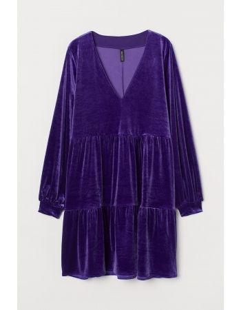 Платье H&M S, фиолетовый (63361)
