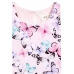 Платье H&M 140см, розовый бабочки (35529)