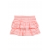 Юбка H&M 134 140см, розовый полоска (23612)