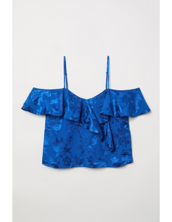 Блуза H&M 40, синий (65327)