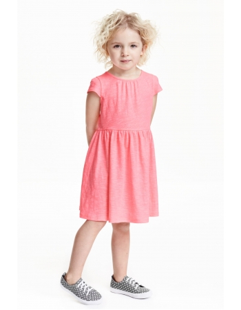 Платье H&M 92см, розовый меланж (38484)