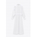 Платье рубашка Zara S, белый (65141)