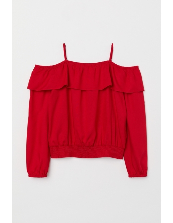 Блуза H&M 152см, червоний (37605)