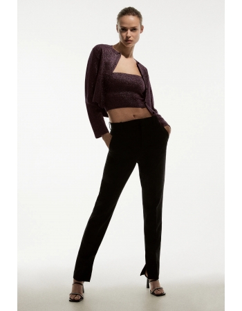 Кофта Zara S, черно фиолетовый (65011)