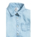 Рубашка H&M 92см, голубой (31302)
