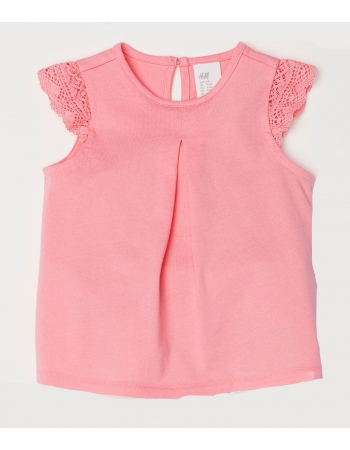 Блуза H&M 74см, рожевий (42314)