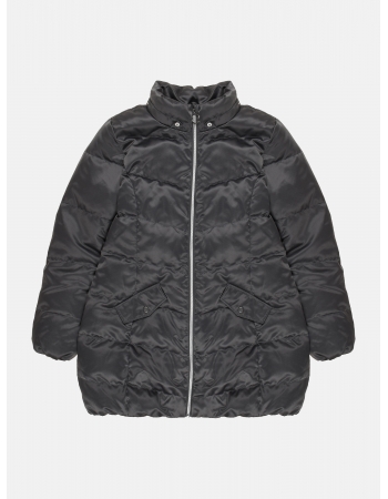 Куртка пуховик H&M 170см, темно сірий (45671)