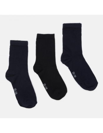 Носки (3 пары) C&A 35 38, темно синий, черный (61351)