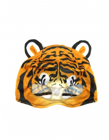 Карнавальная шапка маска Тигр H&M 98 104см, оранжево черный (29978)