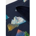 Комплект (шапка, шарф) H&M 134 152см (53 55), темно синій принт (59161)
