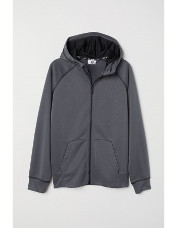 Спортивна куртка H&M 158 164см, темно сірий (32396)