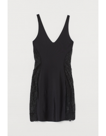 Комбінація (плаття) H&M S, чорний (49217)