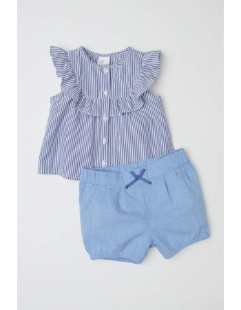 Комплект (блуза, шорти) H&M 74см, синій (28071)