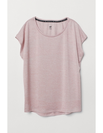 Спортивная футболка H&M S, светло розовый (40894)