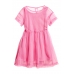 Платье H&M 134см, розовый (27257)