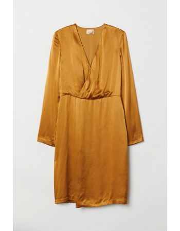 Платье H&M 32, золотистый (65587)