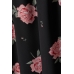 Юбка H&M 36, черный цветы (42025)