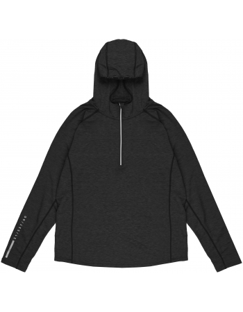 Спортивна кофта H&M XL, темно сірий меланж (36581)