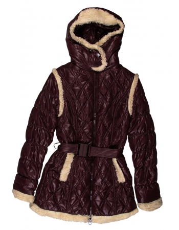 Пальто Lizabeta 164см, темно коричневий (34625)