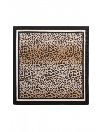 Платок H&M One Size, бежевый леопард (40454)