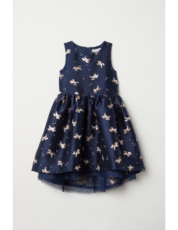 Платье H&M 98см, темно синий единороги (27964)