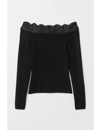 Блуза H&M M, черный (39410)