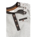 Комплект (боди, брюки) H&M 74см, коричневый, белый полоска (32554)