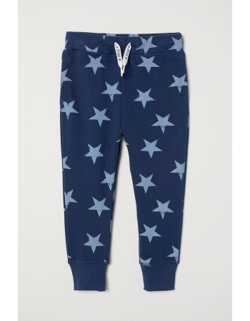 Спортивні штани H&M 140см, темно синій зірки (52273)