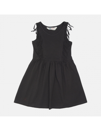 Платье H&M 110 116см, темно серый (38178)