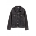 Джинсовая куртка H&M 36, темно серый (57706)