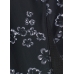 Спортивные леггинсы H&M XS, черный цветы (36575)